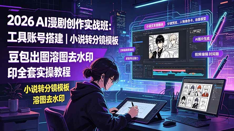 2026AI漫剧创作实战
